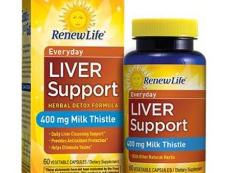 Everyday Liver Support 60 Veg Caps By Renew Life Discount