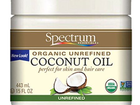 Coconut Oil 14 Oz By Spectrum Essentials Supply