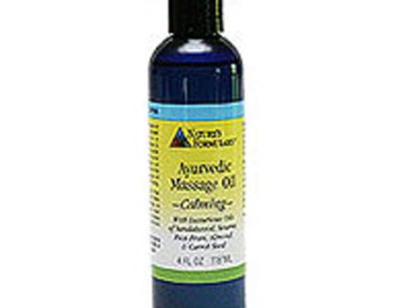 Massage Oil CALMING, 4 OZ By Natures Formulary For Cheap