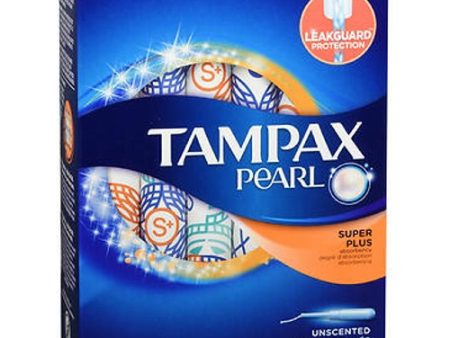 Tampax Pearl Plastic Super Plus Tampons Unscented 18 each By Tampax Supply