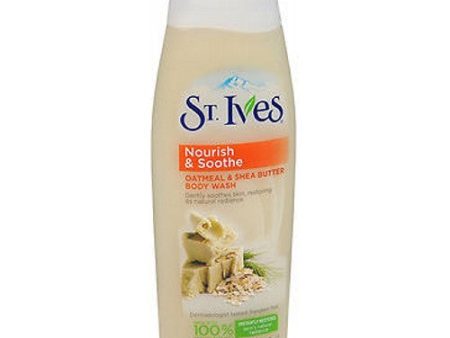 St. Ives Moisturizing Body Wash Oatmeal Shea Butter 13.5 oz By St. Ives For Cheap