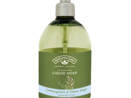 Herbal Blend Liquid Soap Lemongrass & Clary Sage 12 Oz By Nature s Gate Online now