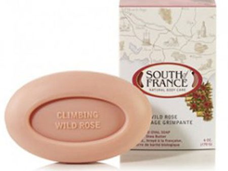 French Milled Oval Soap Climbing Wild Rose 6 oz By South Of France Soaps Cheap