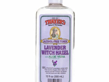 Witch Hazel Toner LAVENDER ALCOHOL FREE, 12 OZ By Thayers Cheap