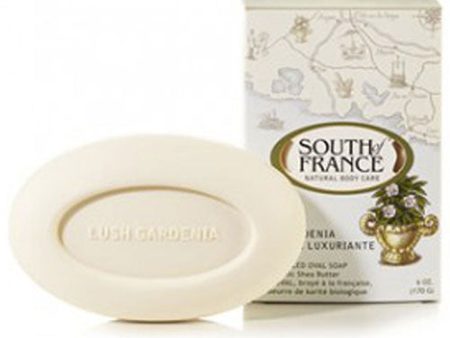 French Milled Oval Soap Lush Gardenia 6 oz By South Of France Soaps For Cheap