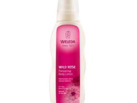 Wild Rose Body Lotion with Pump 6.8 Oz By Weleda Hot on Sale