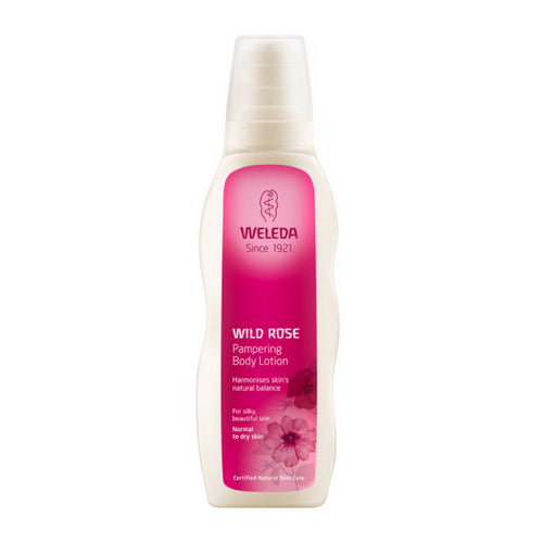 Wild Rose Body Lotion with Pump 6.8 Oz By Weleda Hot on Sale