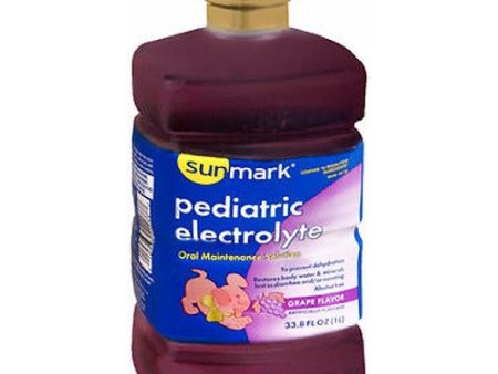 Sunmark Pediatric Electrolyte Grape Flavor 33.8 Oz By Sunmark For Discount