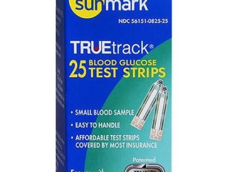 Sunmark Truetest Blood Glucose Test Strips 25 each By Sunmark Online