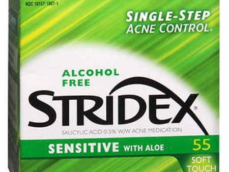 Stri-Dex Daily Care Acne Medication Pads Sensitive Skin 55 each By Stri-Dex For Cheap