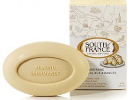 French Milled Oval Soap Almond Gourmande 6 oz By South Of France Soaps Discount