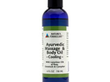 Ayurvedic Massage Oil Cooling 4 oz By Natures Formulary Online Hot Sale