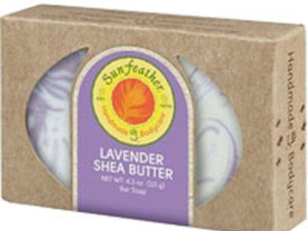 Lavender Shea Butter Soap 4.3 oz By Sunfeather Fashion