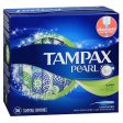 Tampax Pearl Tampons with Plastic Applicators Super Unscented 36 Each By Tampax Sale