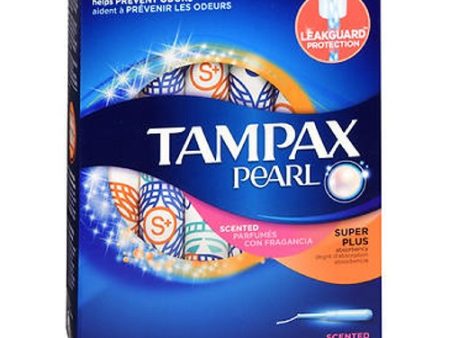 Tampax Pearl Plastic Super Plus Fresh Scent Tampons 18 each By Tampax on Sale