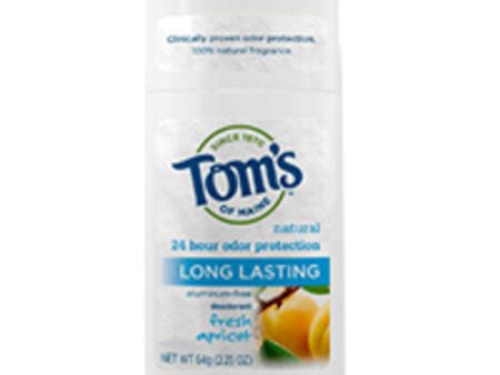 Deodorant Stick Long Lasting Apricot 2.25 oz By Tom s Of Maine Online