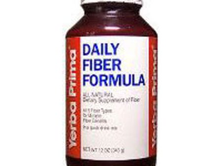 Daily Fiber Formula Regular Powder 12 Oz By Yerba Prima Online Sale