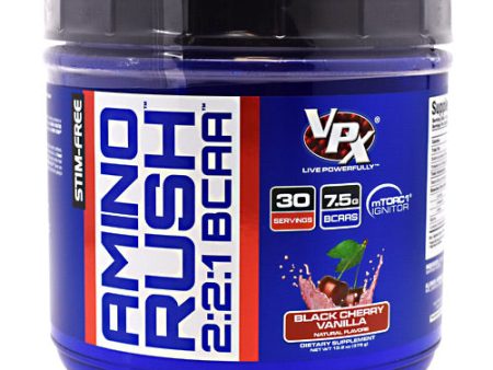 Amino Rush BCAA Blackcherry Vanilla 30 Servings By VPX Sports Nutrition Online