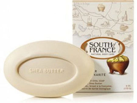 French Milled Oval Soap Shea Butter 6 oz By South Of France Soaps Online Sale