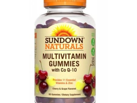 Active Adult Multivitamin with Co Q-10 12 X 60 Gummies By Sundown Naturals on Sale