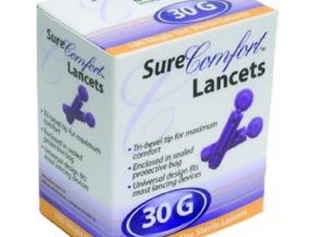 Sure Comfort Lancets 100 units By Surecomfort For Cheap