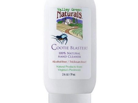 Cootie Blaster 100% Natural Hand Cleaner Travel Size 2 Oz By Valley Green Naturals For Cheap