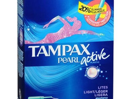 Tampax Pearl Plastic Unscented Lites Tampons 18 each By Tampax Online Sale