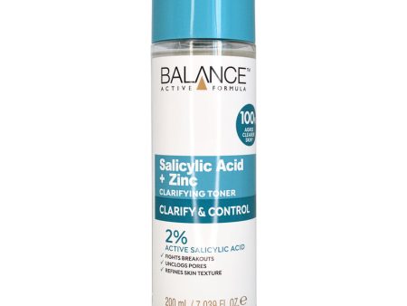 BALANCE ACTIVE FORMULA SALICYLIC ACID + ZINC CLARIFYING TONER 200ML Fashion