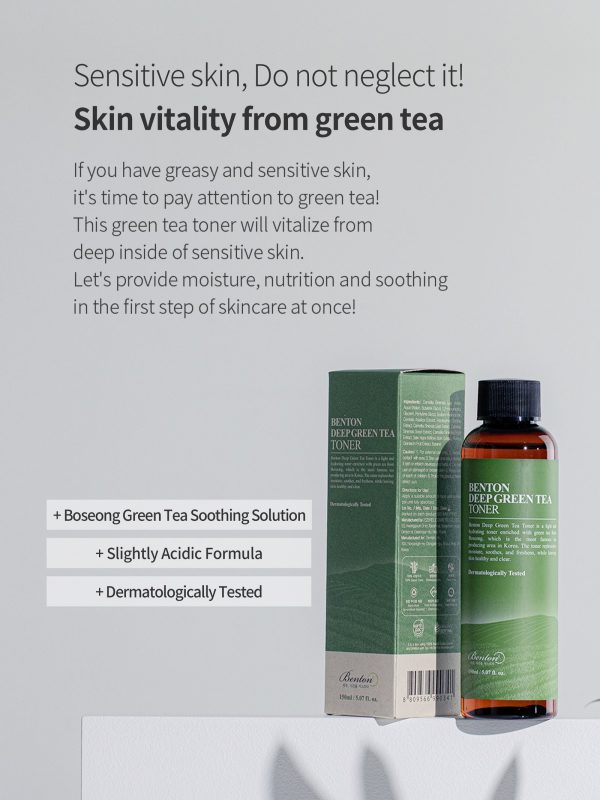 BENTON DEEP GREEN TEA TONER 150ML Online